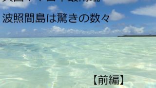 沖縄 離島に行こう フェリーでの波照間島への行き方 ゆる く自由に海外生活